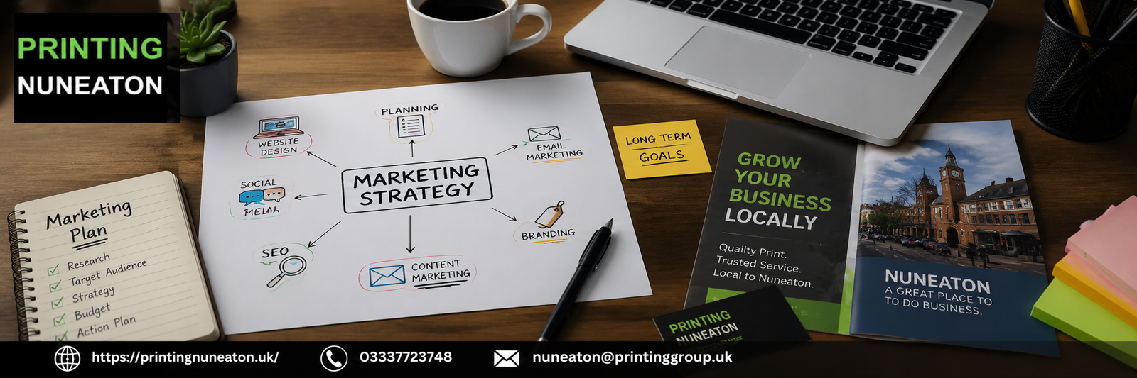 Long Term Marketing Planning for Businesses in Nuneaton